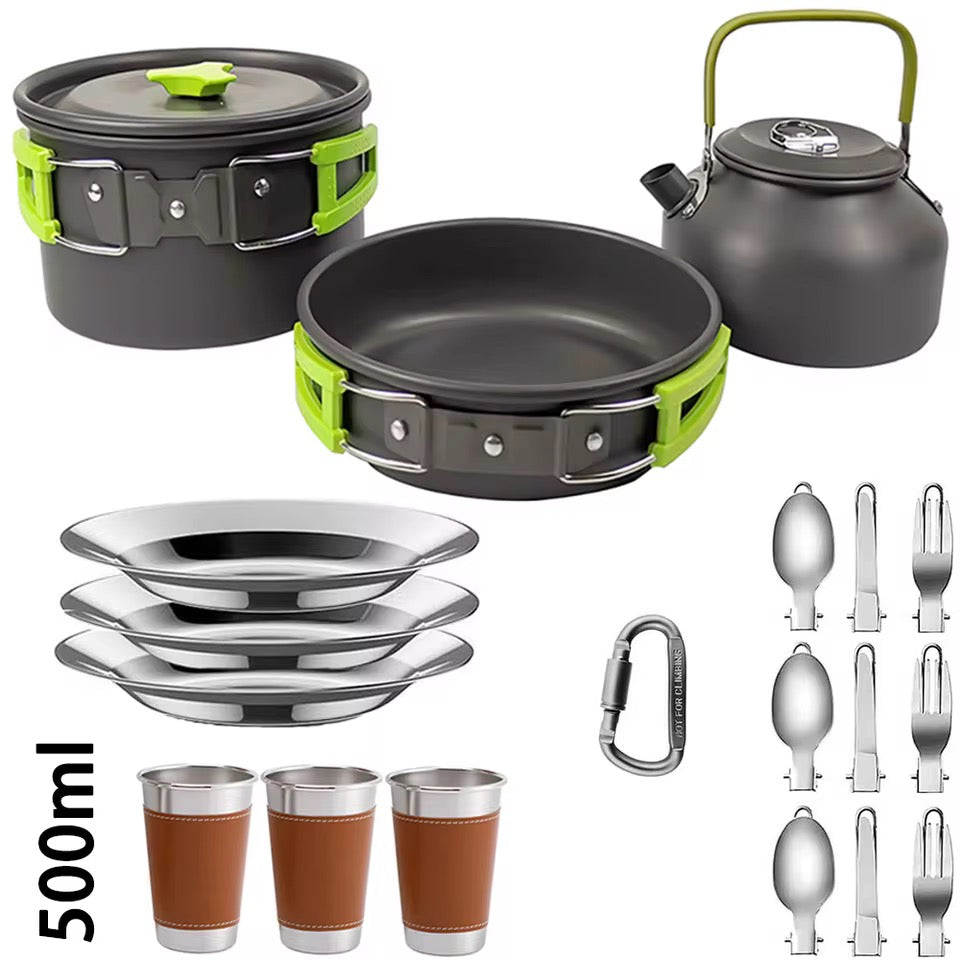 Kompaktes Camping Kochset