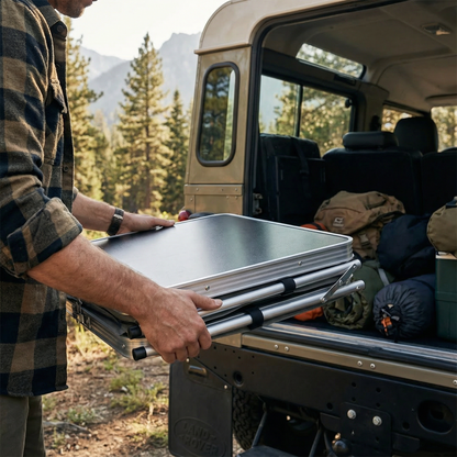 Camping Kitchen Station – Portable Folding Outdoor with Storage