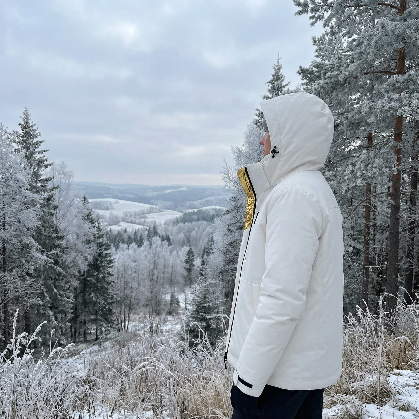 Thermoisolierte Winterjacke