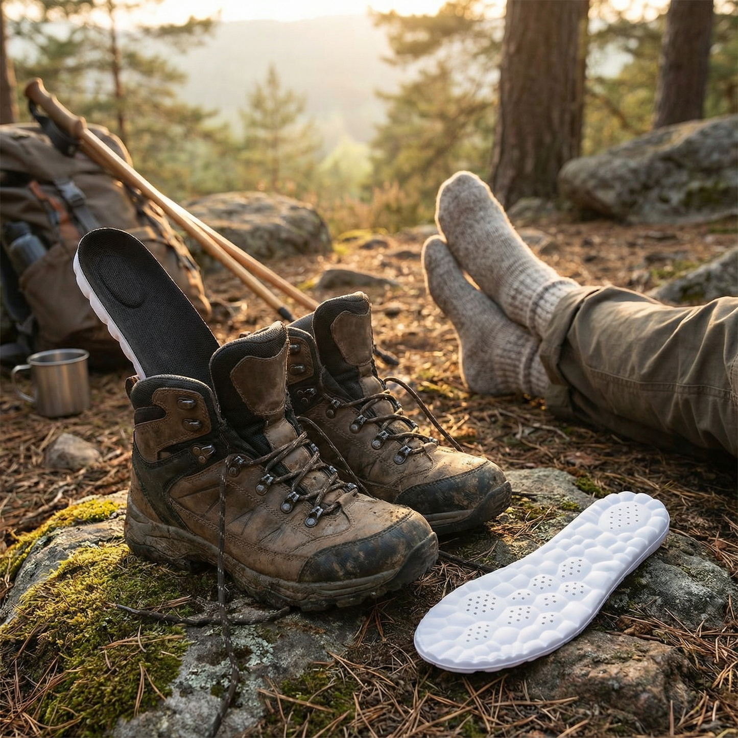 Shock Absorbing Insoles – Breathable Cushioned Shoe Inserts