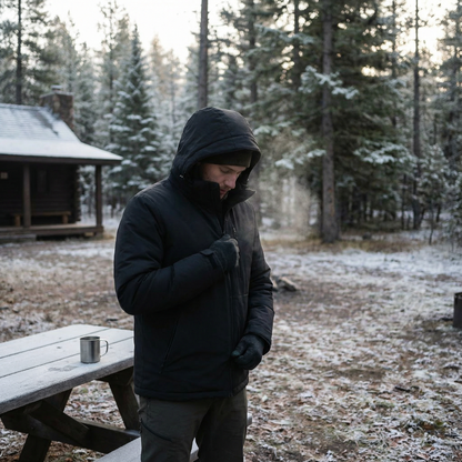 Thermoisolierte Winterjacke