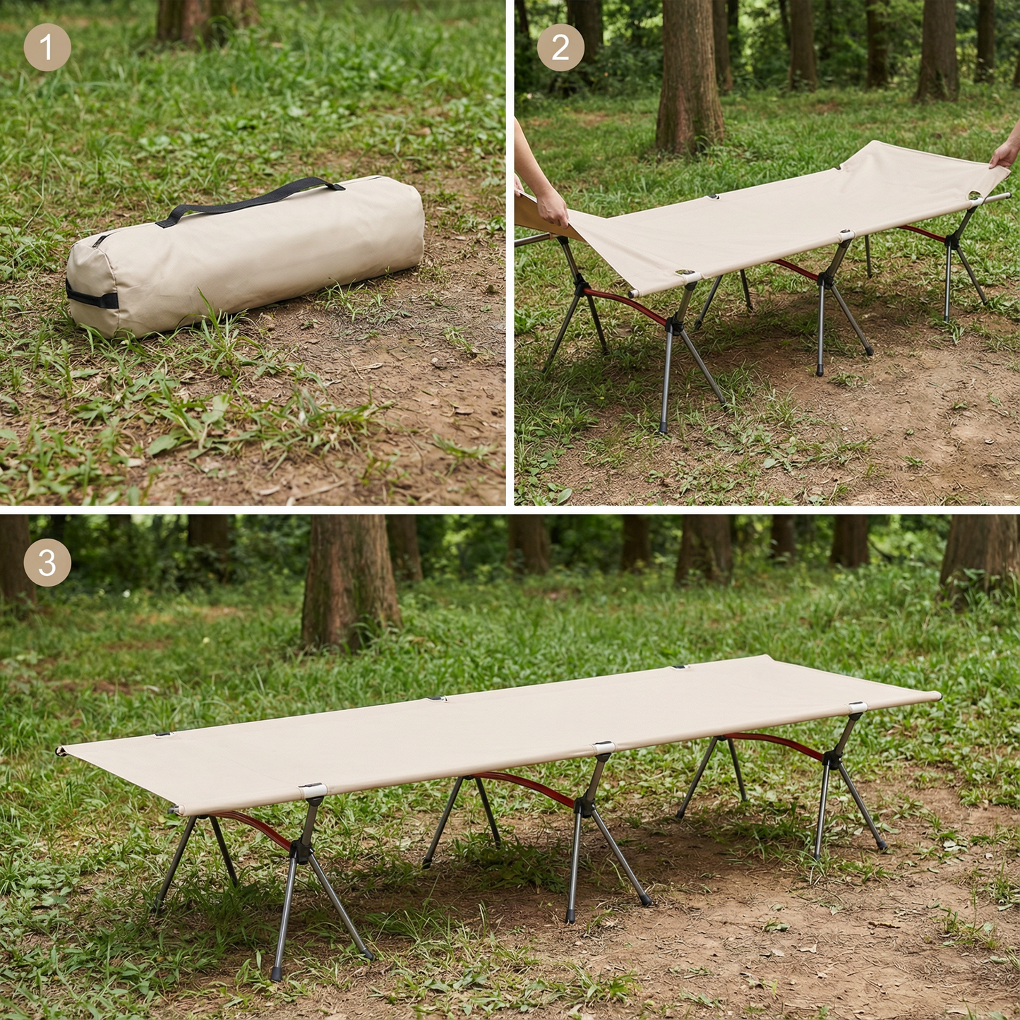 Camping-Klappbett