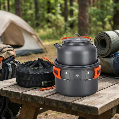 Kompaktes Camping Kochset