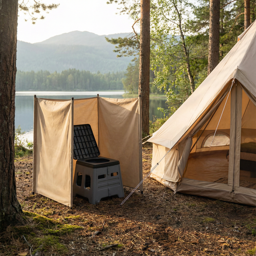 Tragbare Camping Toilette
