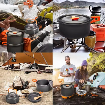 Kompaktes Camping Kochset