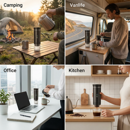 Portable Espresso Machine – Rechargeable Coffee Maker for Travel & Camping