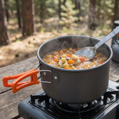 Kompaktes Camping Kochset