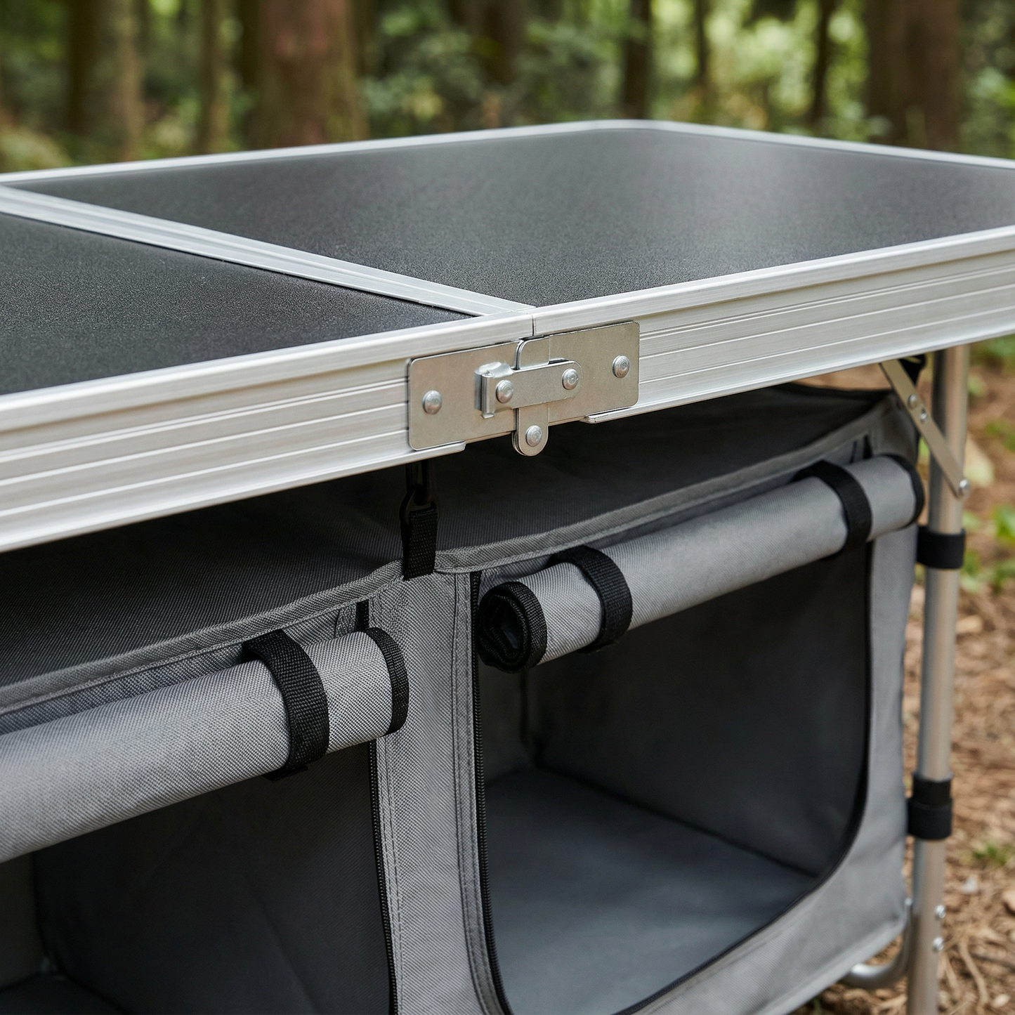Camping Kitchen Station – Portable Folding Outdoor with Storage